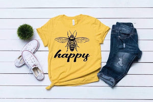 Bee Happy White