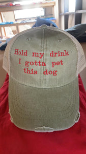 Hold My Drink Baseball Hat