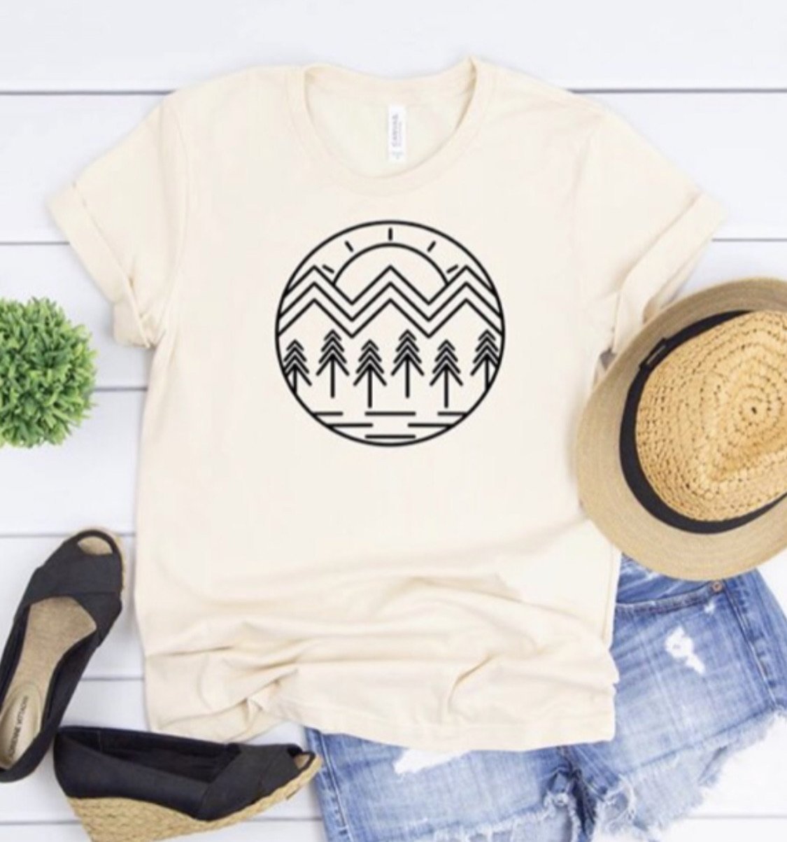 Nature Circle White