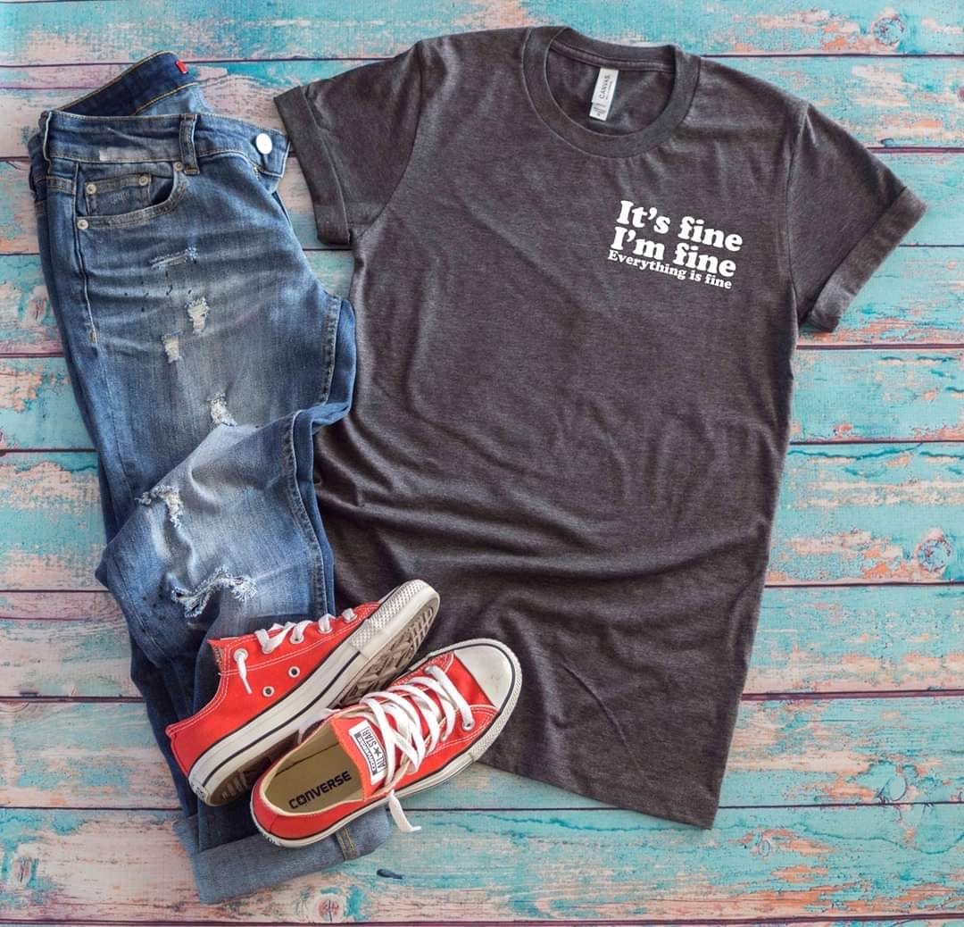 It’s Fine I’m Fine Pocket Print