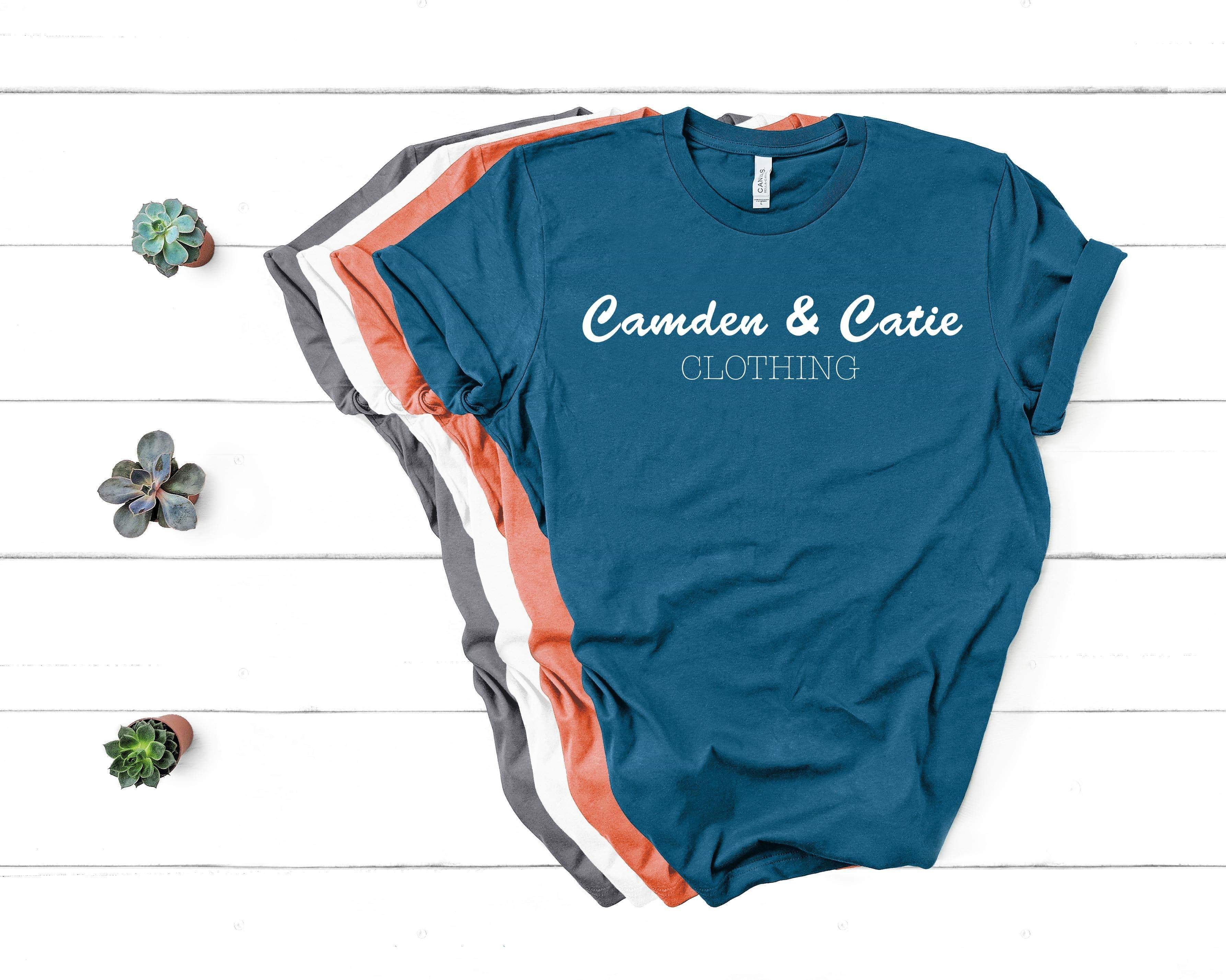 Camden and Caite Clothing White Font
