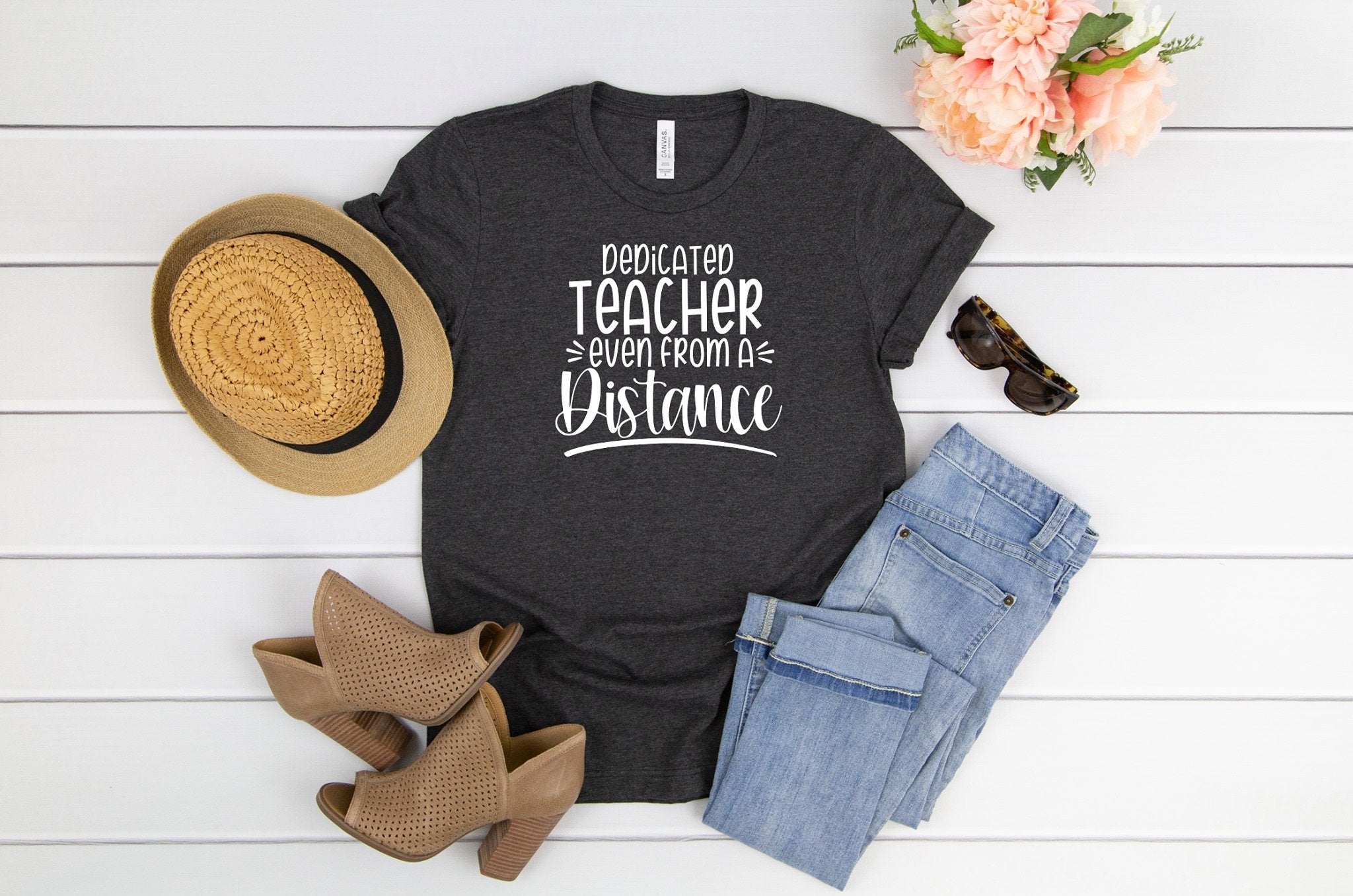 Dedicated Teacher White