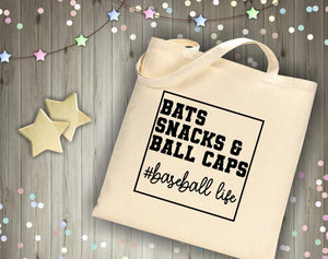 Bats Snacks Ball Caps