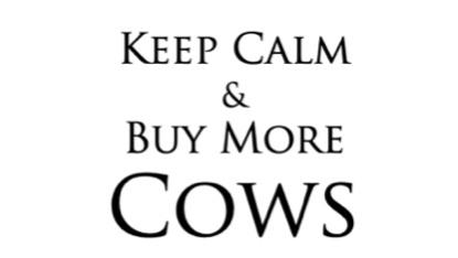 Buy More Cows White