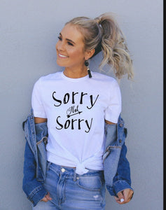 Sorry Not Sorry White