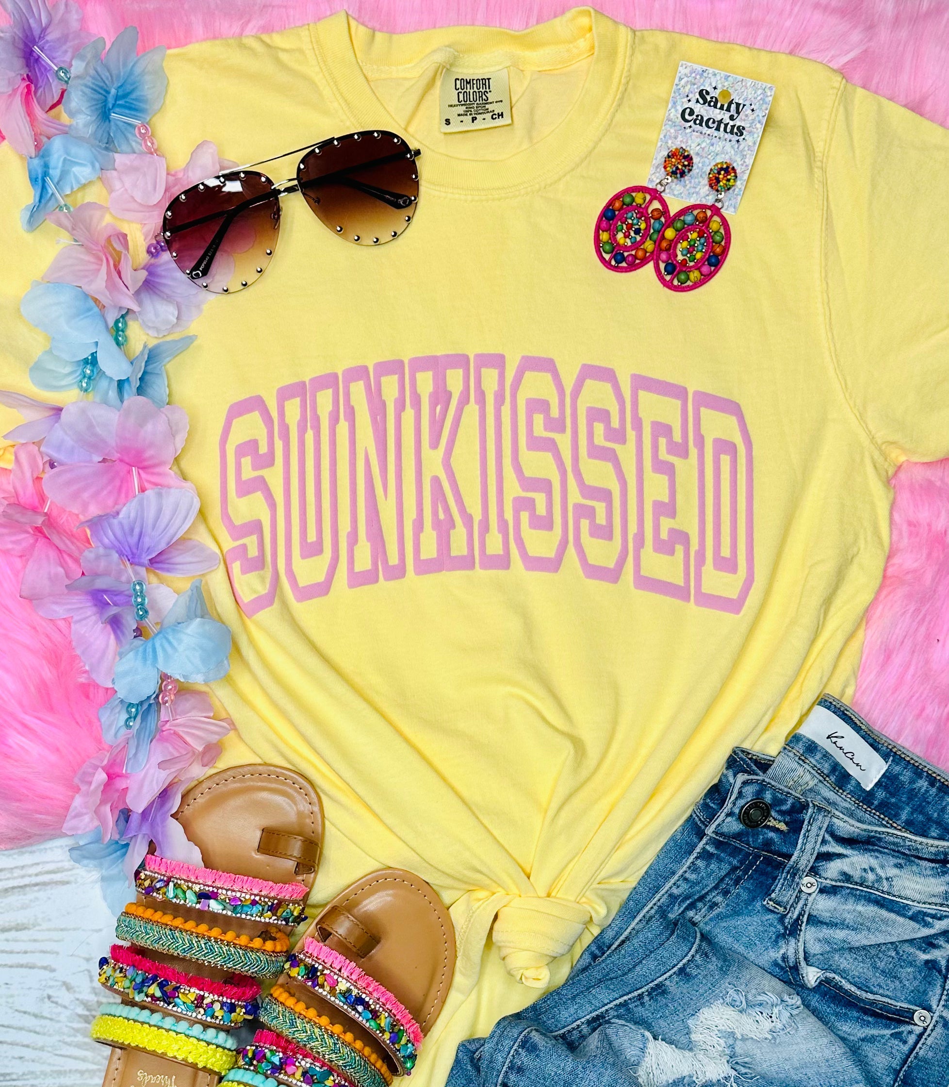 *PUFF* Sunkissed Violet Purple Puff on Butter Comfort Colors Tee