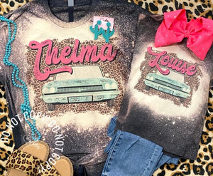 Kids Thelma/Louise Grey Bleached Tee