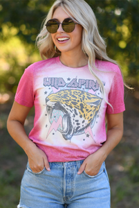 Wild Spirit Vintage Pink Bleached Tee