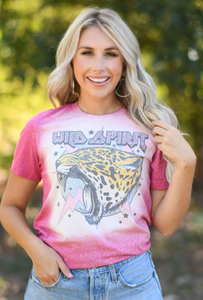Wild Spirit Vintage Pink Bleached Tee