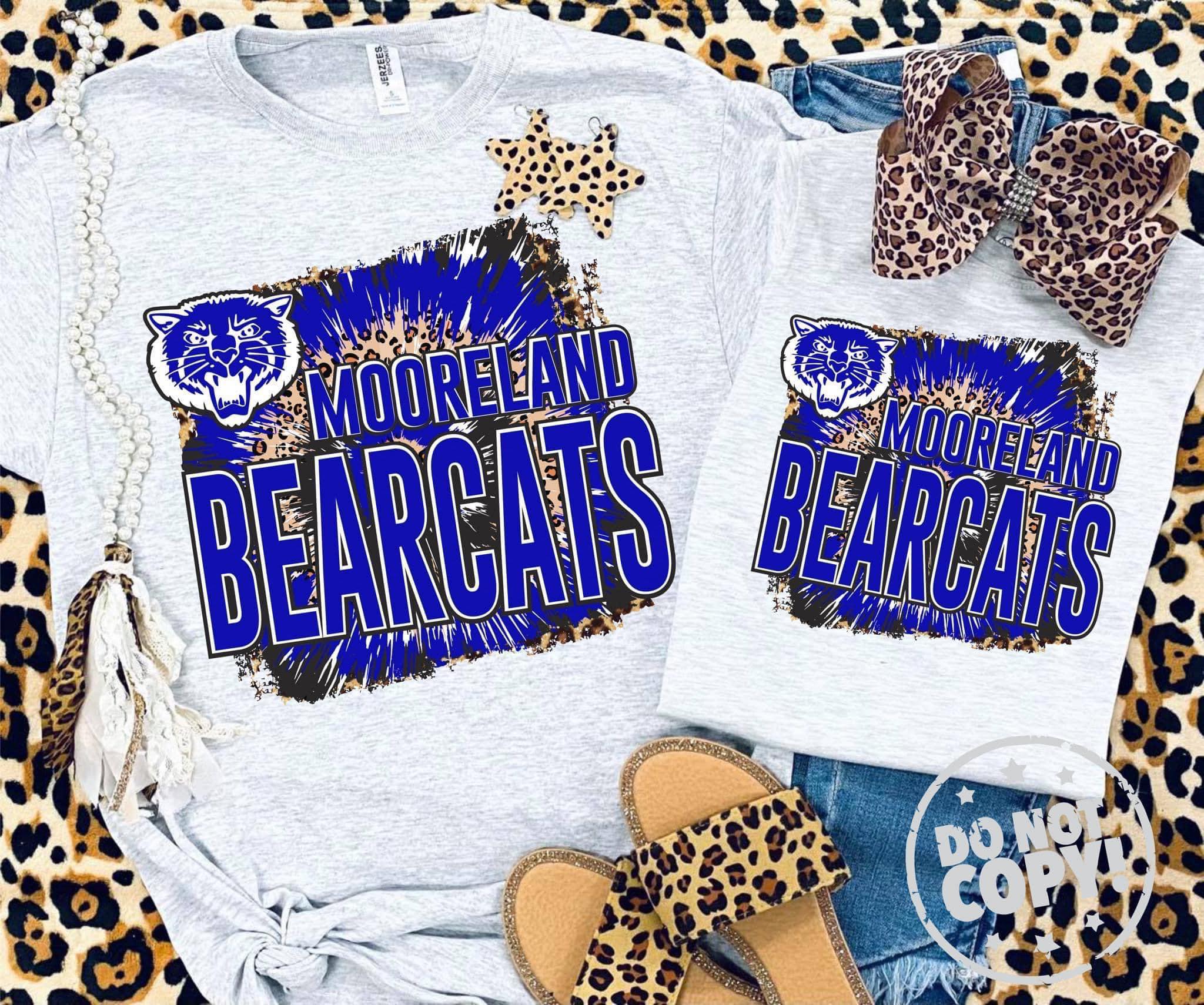 Swirl Leopard and Tie Dye Spirit Ash Grey Tee