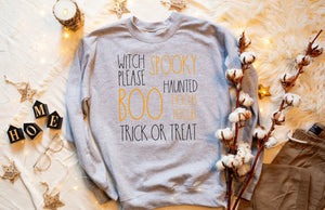 Witch Please Spooky Boo Fleece