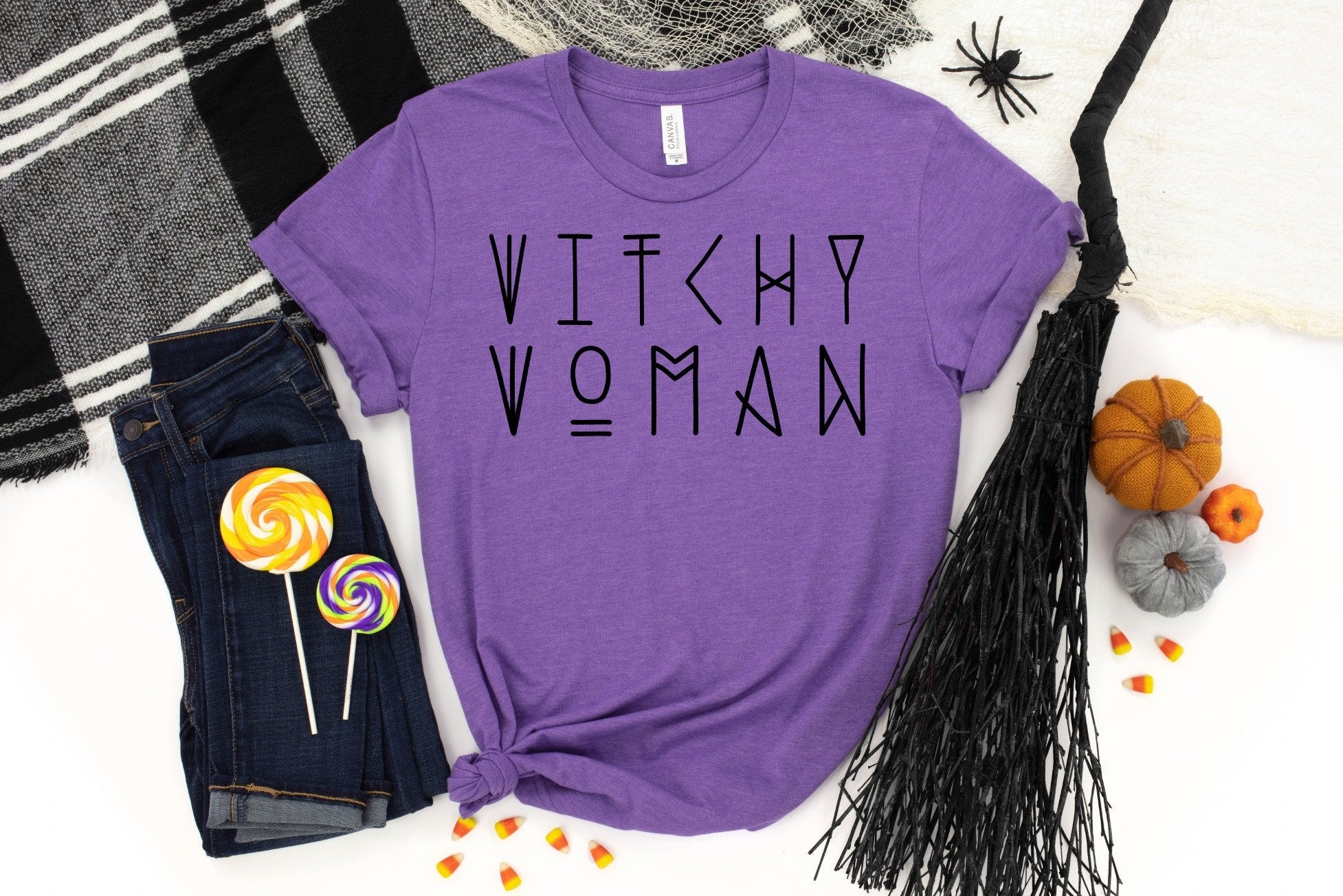 Witchy Woman Black Text Tee